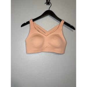 Lululemon Sports Bra Enlite Weave-Back Size 36B Peach High Support Running